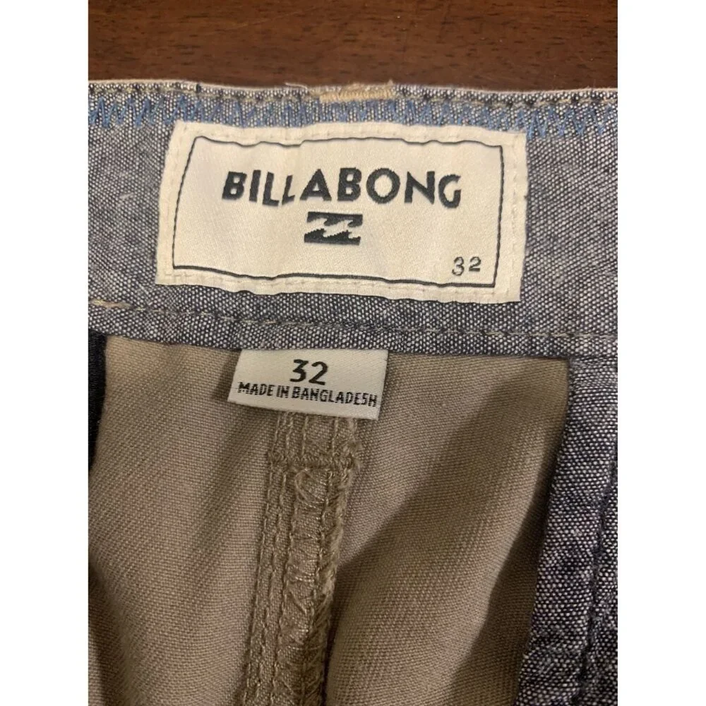 Billabong 32 Cargo Y2K‎ Minimalist Classic Casual Tan Shorts